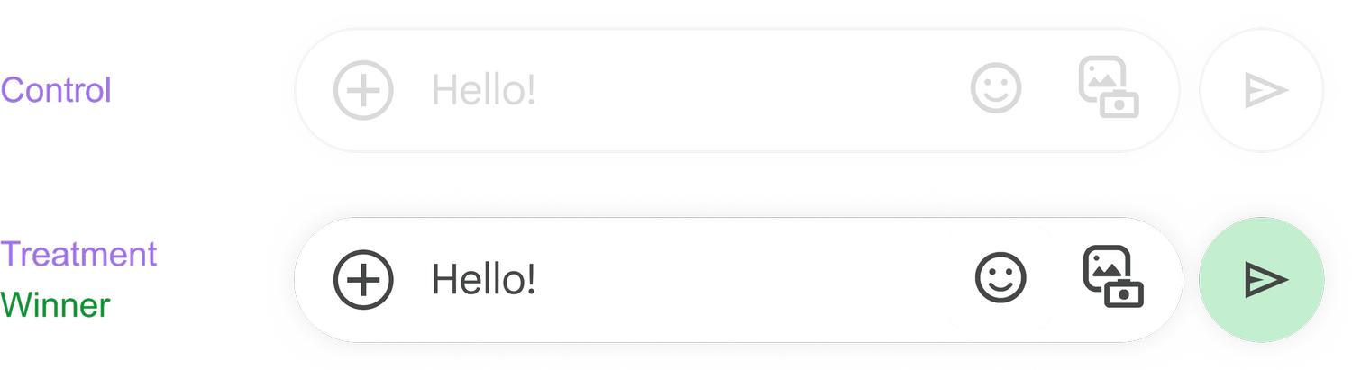 Step 6: Apply color to send action